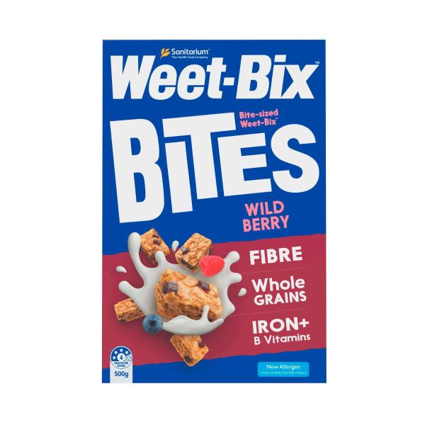 Weet-bix Bites Wild Berry Breakfast Cereal