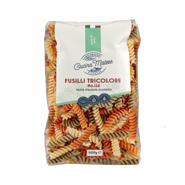 Pasta Fusilli Tricolore