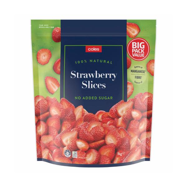 Frozen Fruit Strawberry Slices