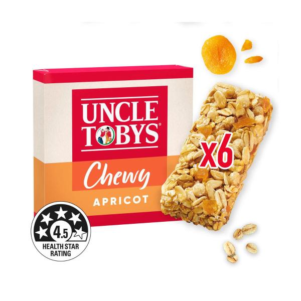 Muesli Bars Chewy Apricot Kids School Lunchbox Snacks