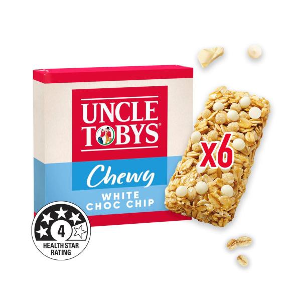 Muesli Bars Chewy White Choc Chip Kids Lunchbox Snacks