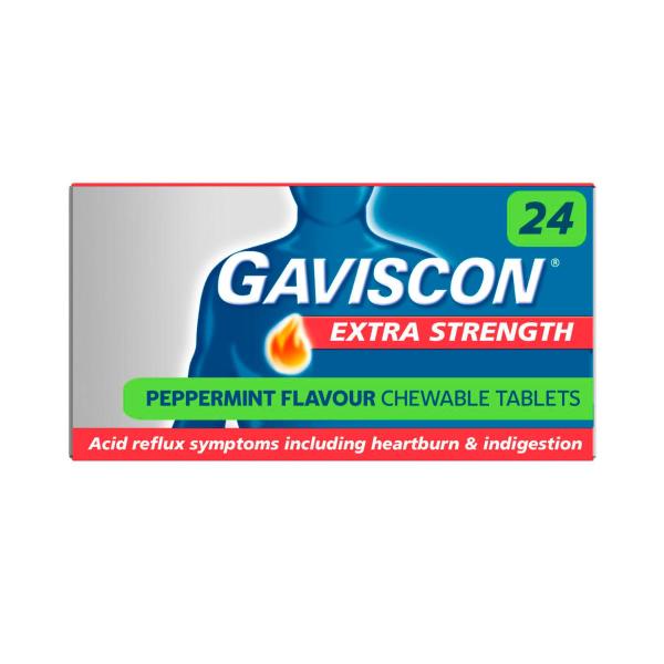 Extra Strength 500mg Peppermint Tablets