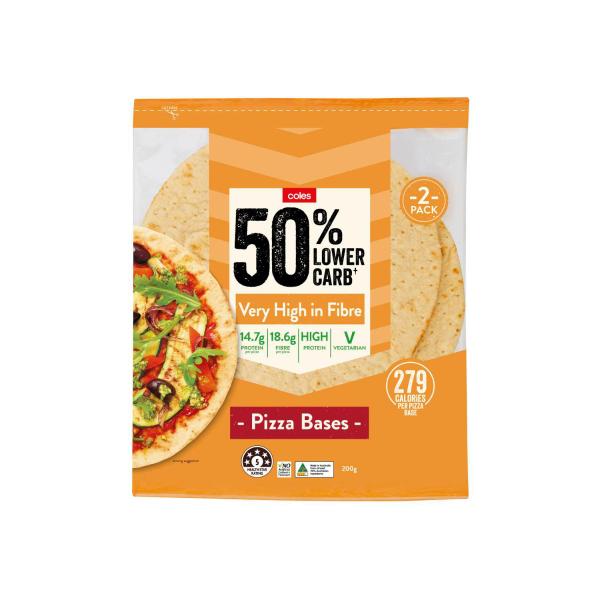 Low Carb High Protein Pizza Base 2 Pack