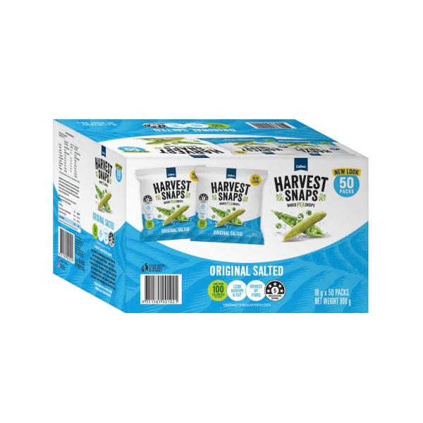 Harvest Snaps Pea Original Salted 50 Pack