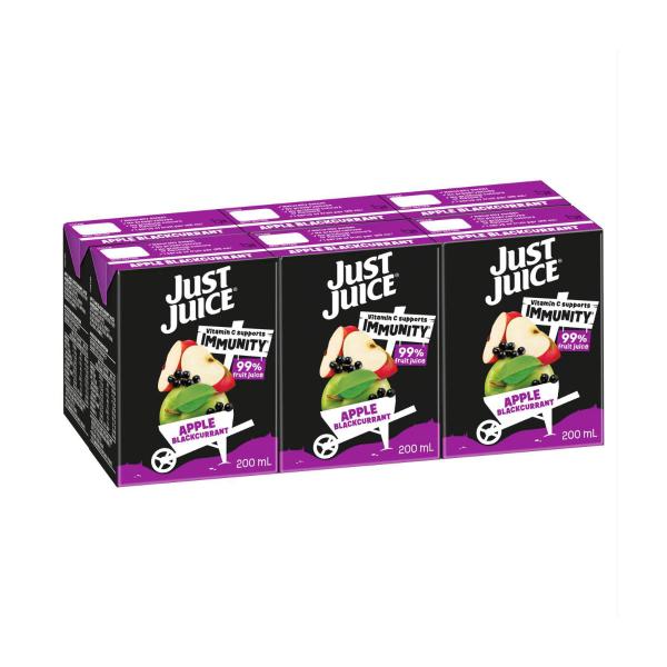 100% Juice Apple Blackcurrant6x200ml