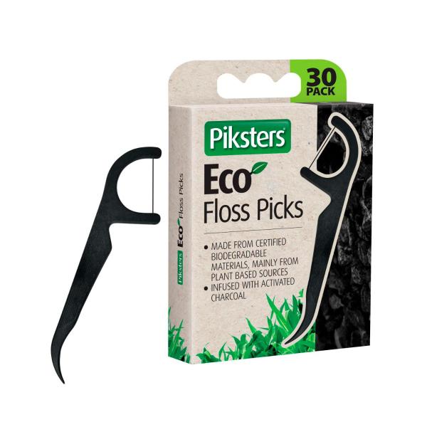 Eco Charcoal Floss Picks