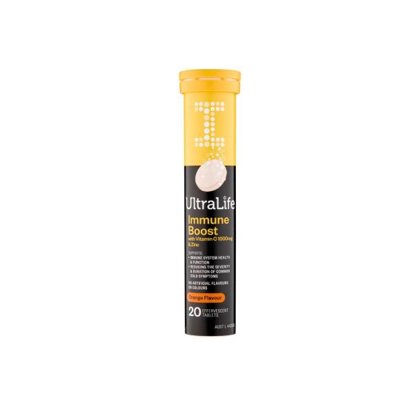 Effervescent Immune Orange Tablets