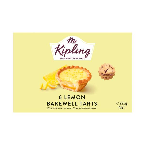 Lemon Bakewell Tarts 6 Pack