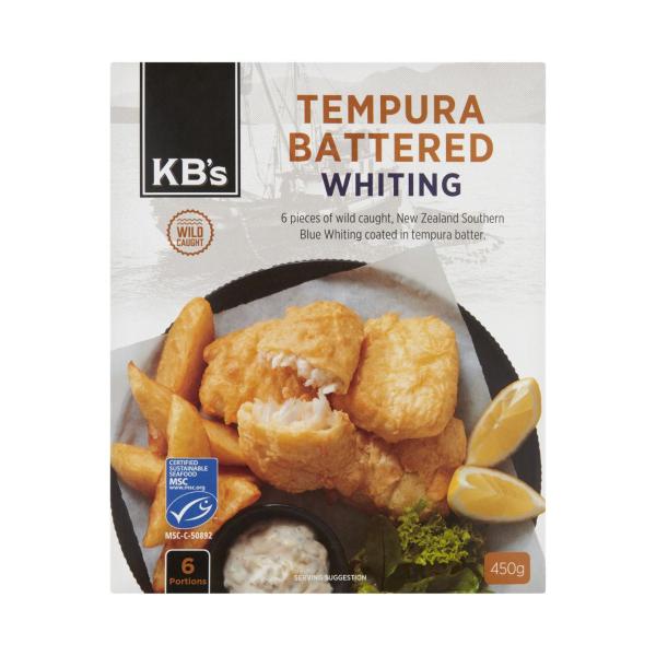Tempura Battered Whiting Fillets