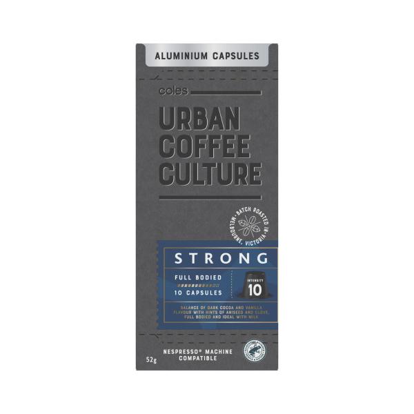 Urban Coffee Culture Strong Aluminium