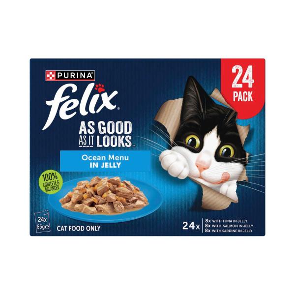 Adult As Good As It Looks Ocean Menu In Jelly Cat Food 85g