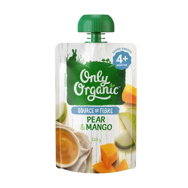 Pear & Mango Baby Food Pouch 4+ Months