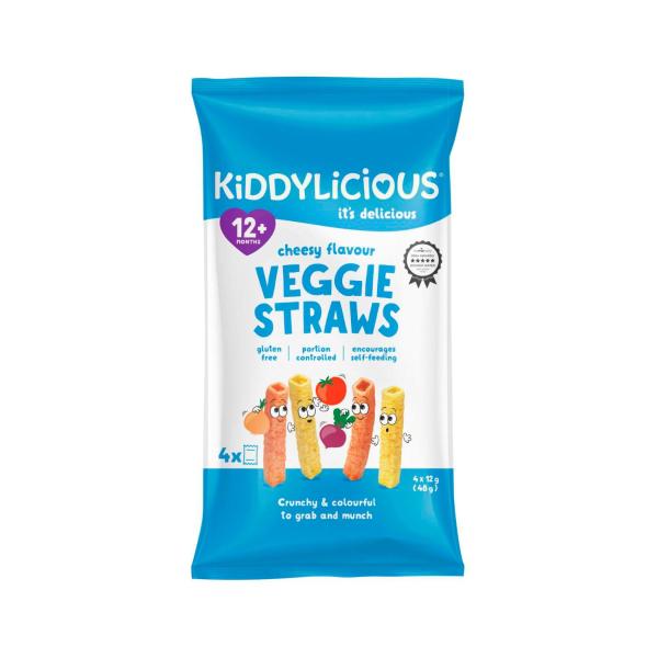 Veggie Straws Cheesy Flavour 4x12g