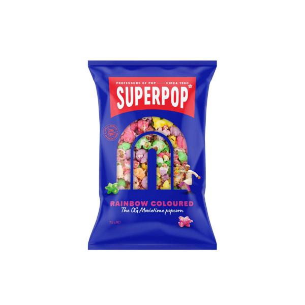 Rainbow Coloured Popcorn
