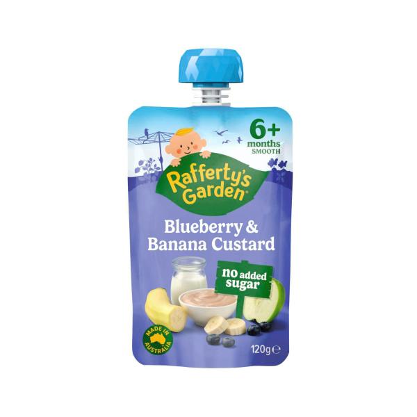 Blueberry & Banana No Added Sugar Custard 6+ Months