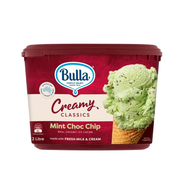 Creamy Classics Choc Mint Chip Ice Cream