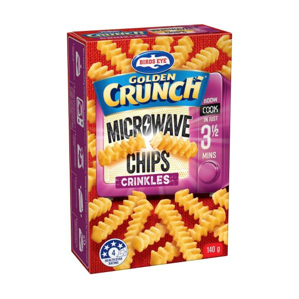 Golden Crunch Microwave Crinkle Cut Frozen Potato Chips