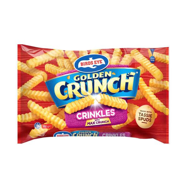 Golden Crunch Crinkle Cut Frozen Potato Chips