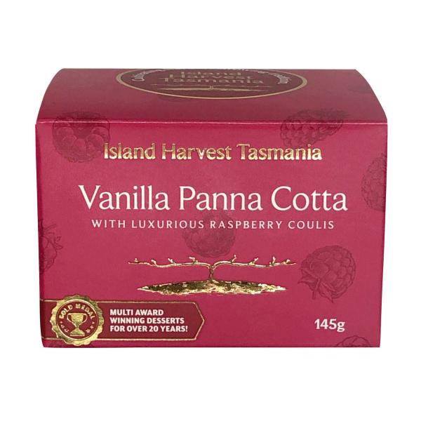 Panna Cotta With Raspberry Coulis
