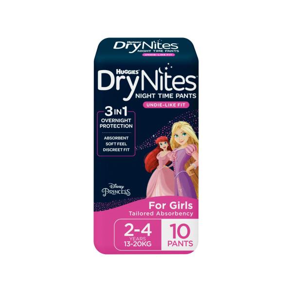 Night Time Pants For Girls 2-4 Years (13-20kg)
