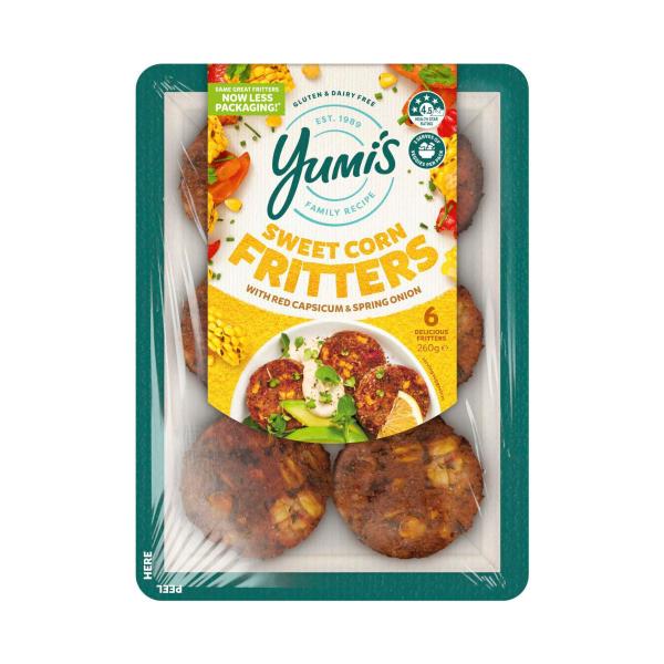 Sweet Corn Fritters 6 Pack