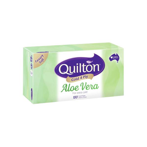 Gold 4ply Facial Tissues Aloe Vera