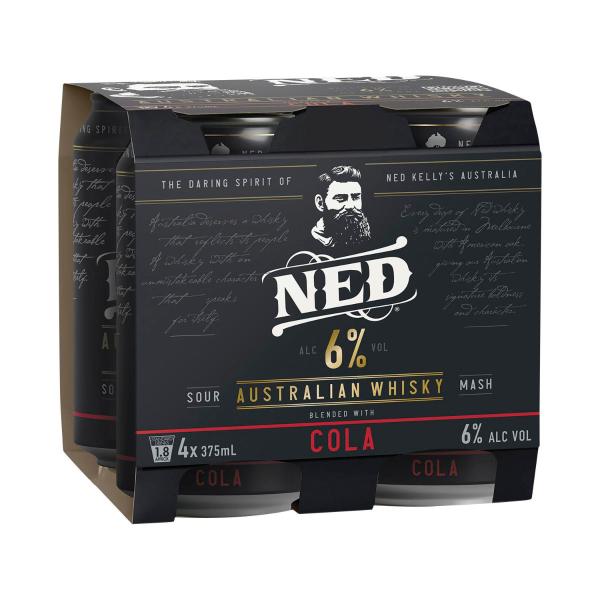 Australian Whisky & Cola Can 375ml