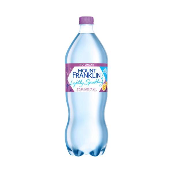 Lightly Sparkling Water Passionfruit Bottle