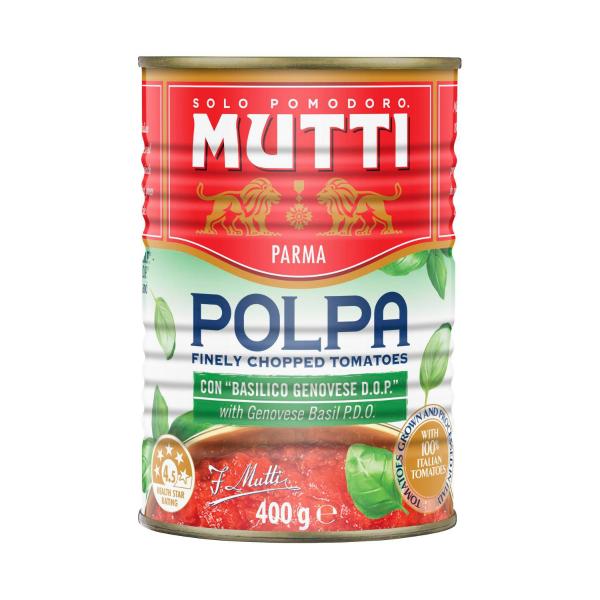 Polpa Finely Chopped Tomatoes With Garlic