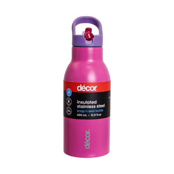 Snap & Seal Insulated Bottle 400ml