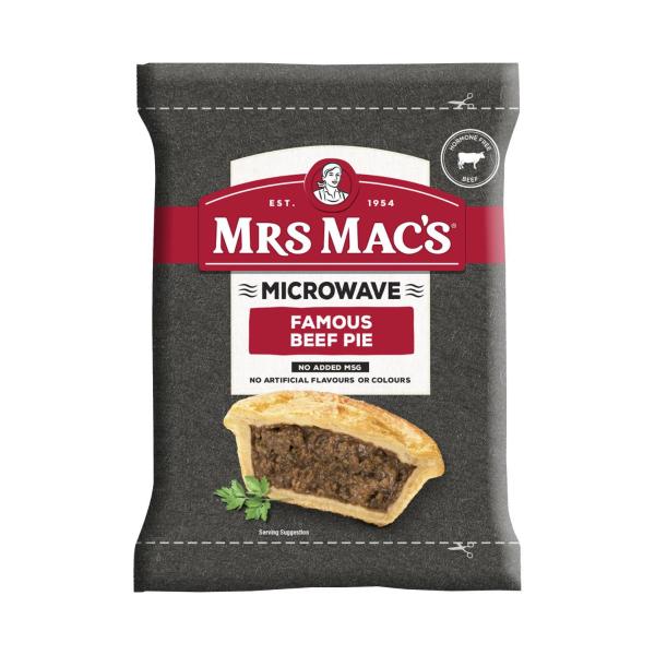 Microwaveable Beef Pie