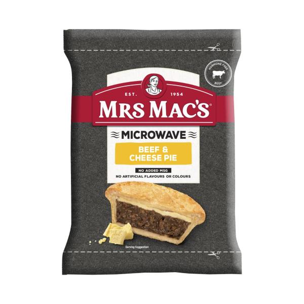 Microwaveable Beef & Cheese Pie