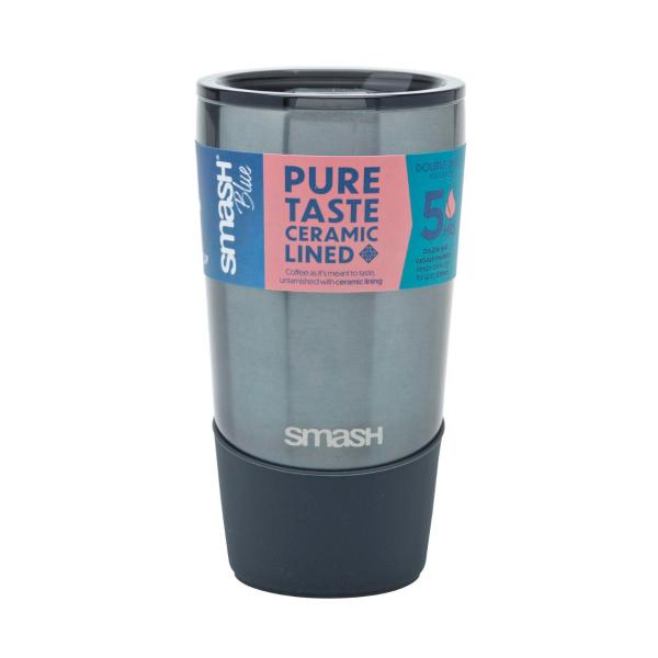 Blue Stainless Steel Ceramic Lined Barista Cup
