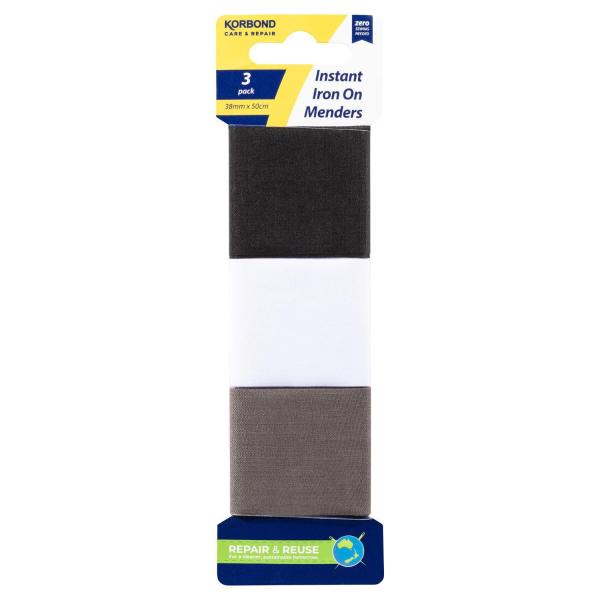 Iron On Mender 3pk
