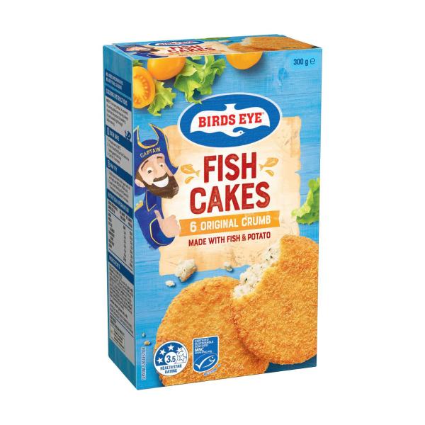 Frozen Crunchy Crumb Fish Cakes 6 Pack