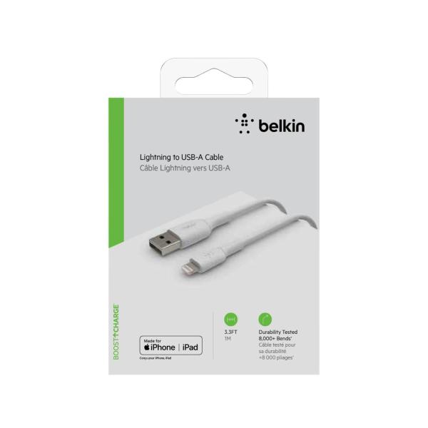 Boostcharge Lightning To Usb-a Cable 1m White