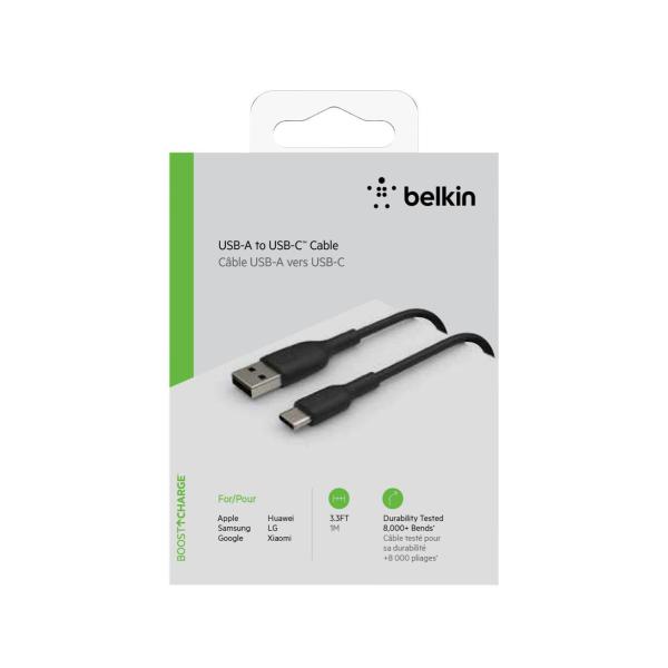 Boostcharge Usb-a To Usb-c Cable- 1m Black