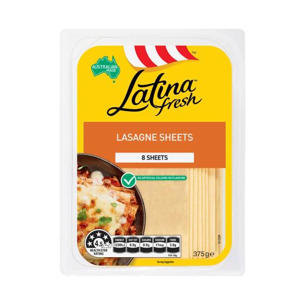 Fresh Lasagne Sheets 8 Pack
