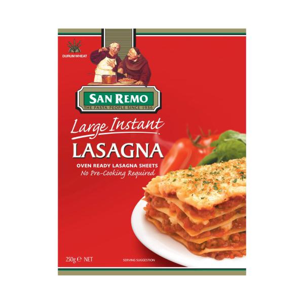 Large Instant Lasagna Sheets