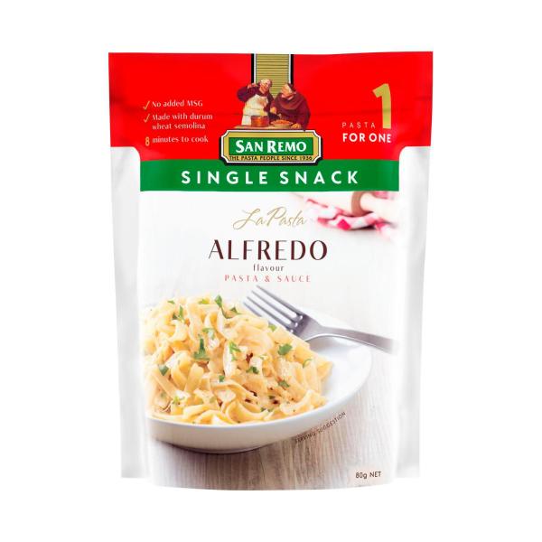 La Pasta Single Snack Alfredo Pasta & Sauce