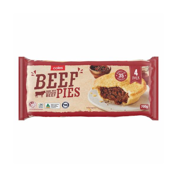 Frozen Meat Pies 4 Pack