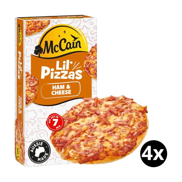 Lil Pizzas Ham & Cheese 4 Pack