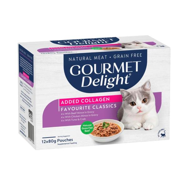 Multipack Favourites Cat Food 12x80g