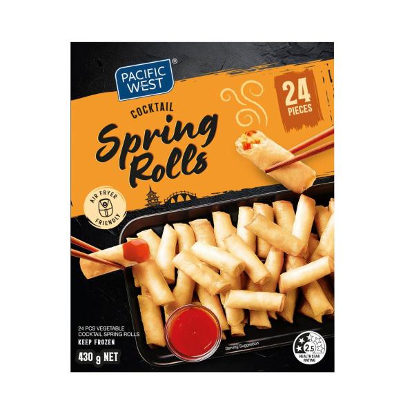 Frozen Cocktail Spring Rolls