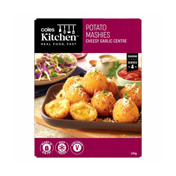 Potato Mashies With Cheesy Garlic Centre