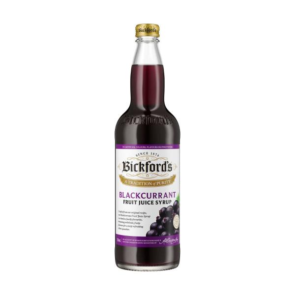 Blackcurrant Fruit Juice Syrup  Bottle