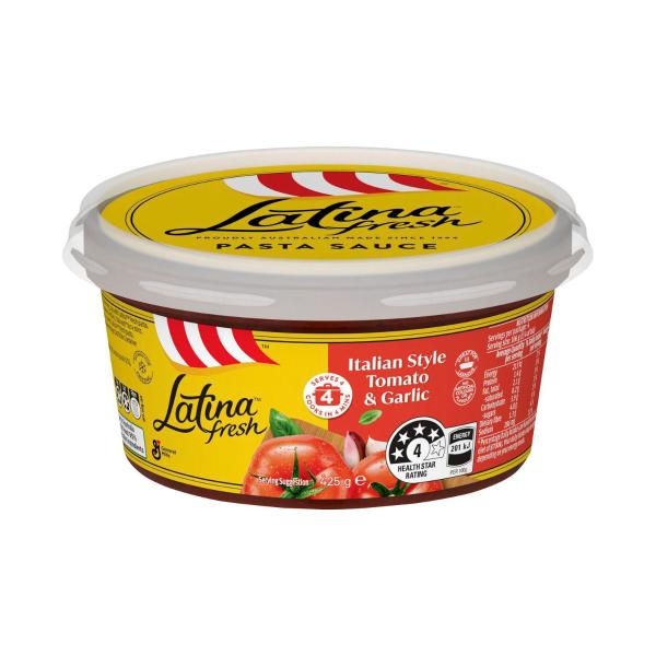 Fresh Italian Style Tomato & Garlic Pasta Sauce