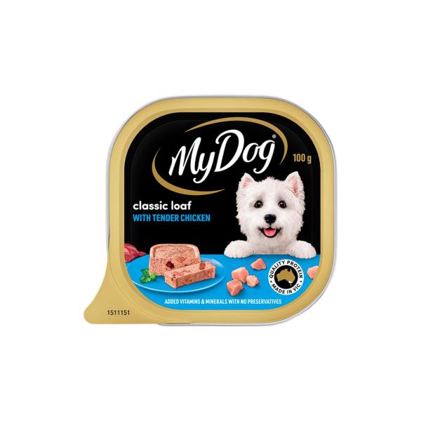 Adult Wet Dog Food Classic Loaf With Tender Chicken Tray