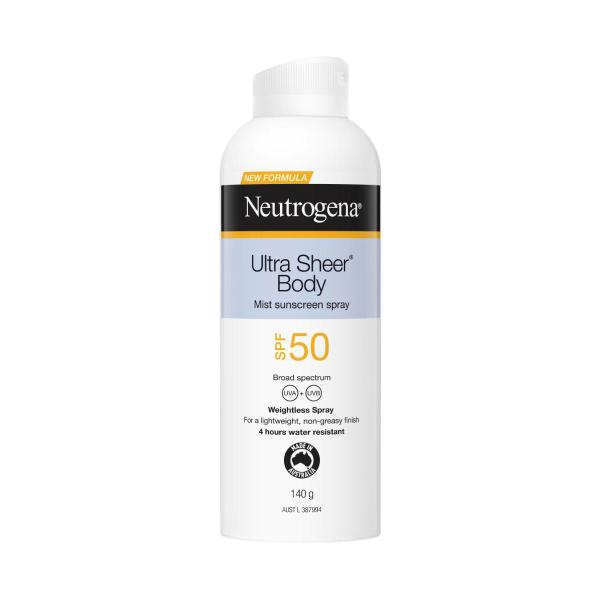 Ultra Sheer Body Mist Sunscreen SPF 50