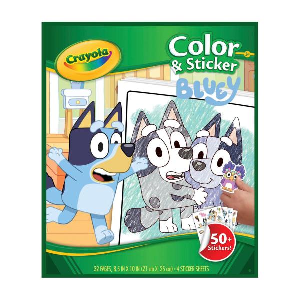 Color & Sticker Bluey